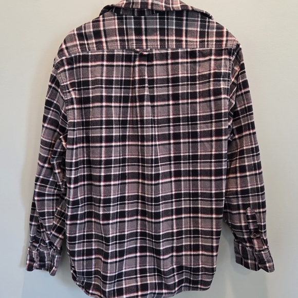 JACHS Men's Cotton Plaid Flannel Button Down Shirt Size XL - Picture 3 of 11